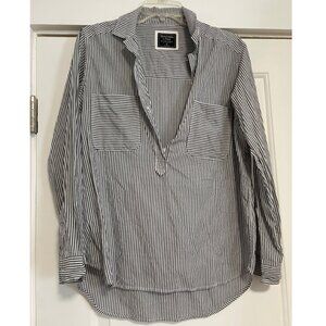 Abercrombie Half Button Down Shirt